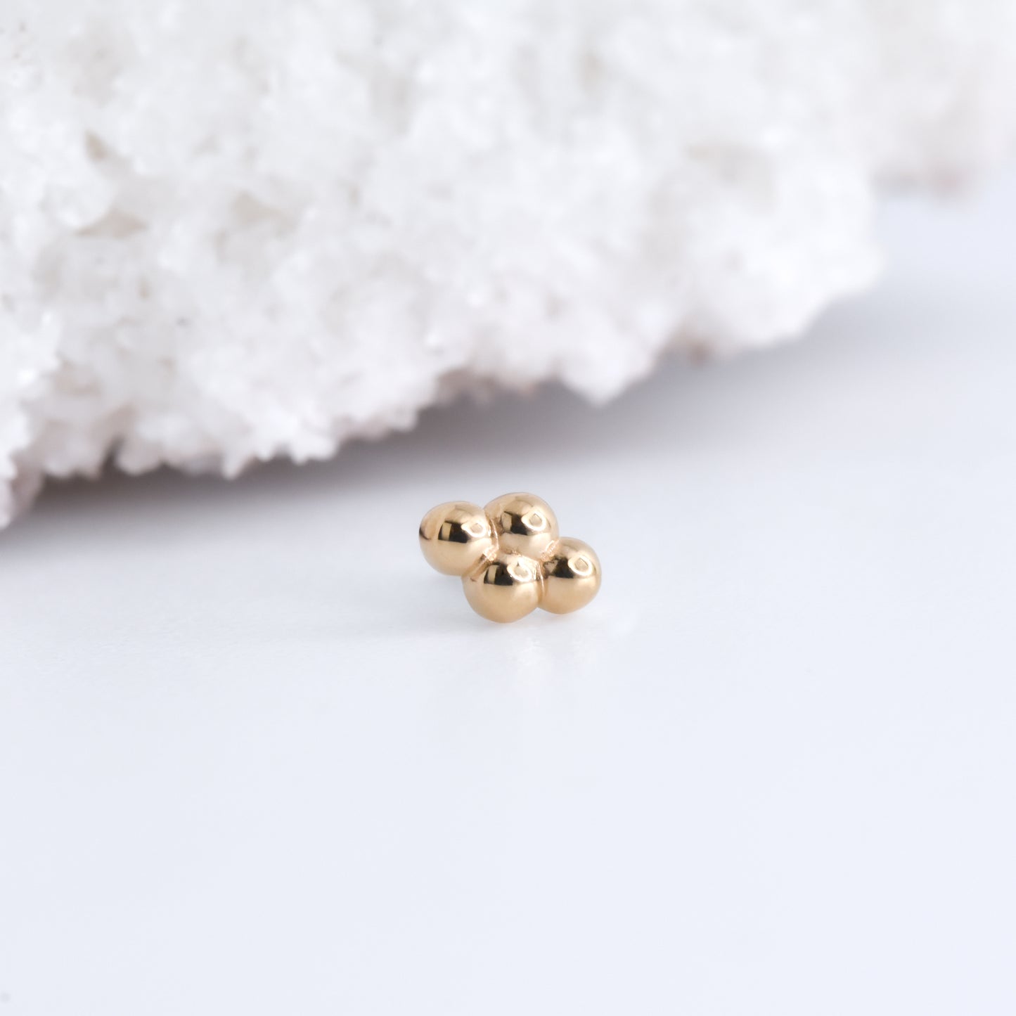 4 Dot End - Pressure Fit End Only-body jewelry-Alchemy Adornment-Rose-