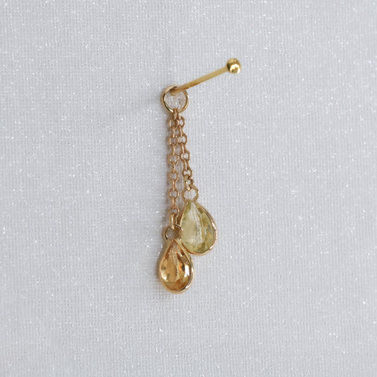 Junto Charm - Citrine/Lemon Quartz-Gold - Hialeah - Charms - Yellow Gold-Hialeah-