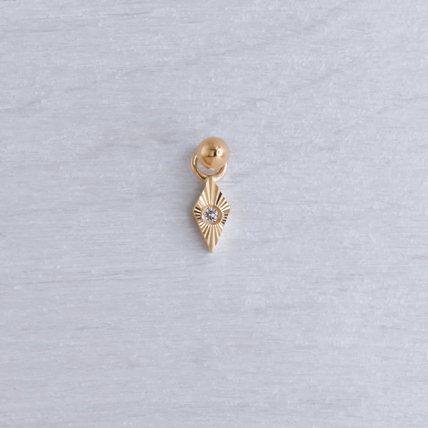 Kite Ray Charm - Diamond-Gold - Modern Mood - Charms - White Gold-Modern Mood-White Gold-