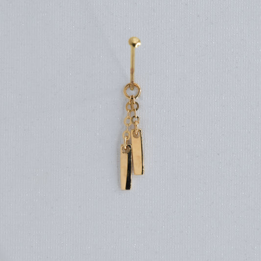 Dos Charm-Gold - Hialeah - Charms - Yellow Gold-Hialeah-