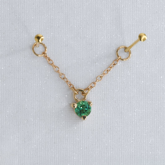 Charmdustrial - Emerald-Gold - Hialeah - Chains - Yellow Gold-Hialeah-