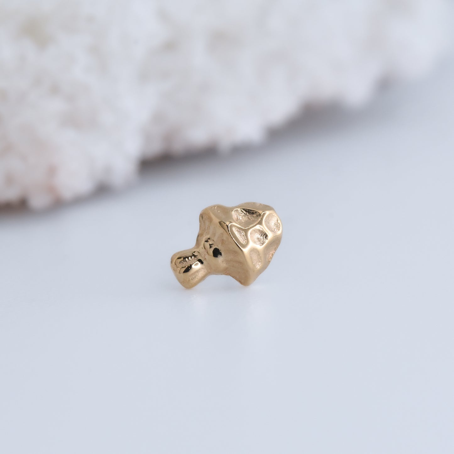 Morel End - Pressure Fit End Only-body jewelry-Alchemy Adornment-Yellow-