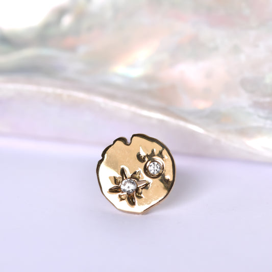 Celestial End - CZ - Pressure Fit End Only-body jewelry-Maya Jewelry-