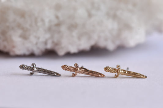 Dagger End - Pressure Fit End Only-body jewelry-Anatometal-Rose-