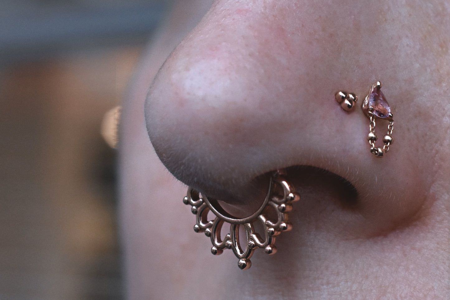 Krystal Snap Ring-body jewelry-Alchemy Adornment-Yellow-