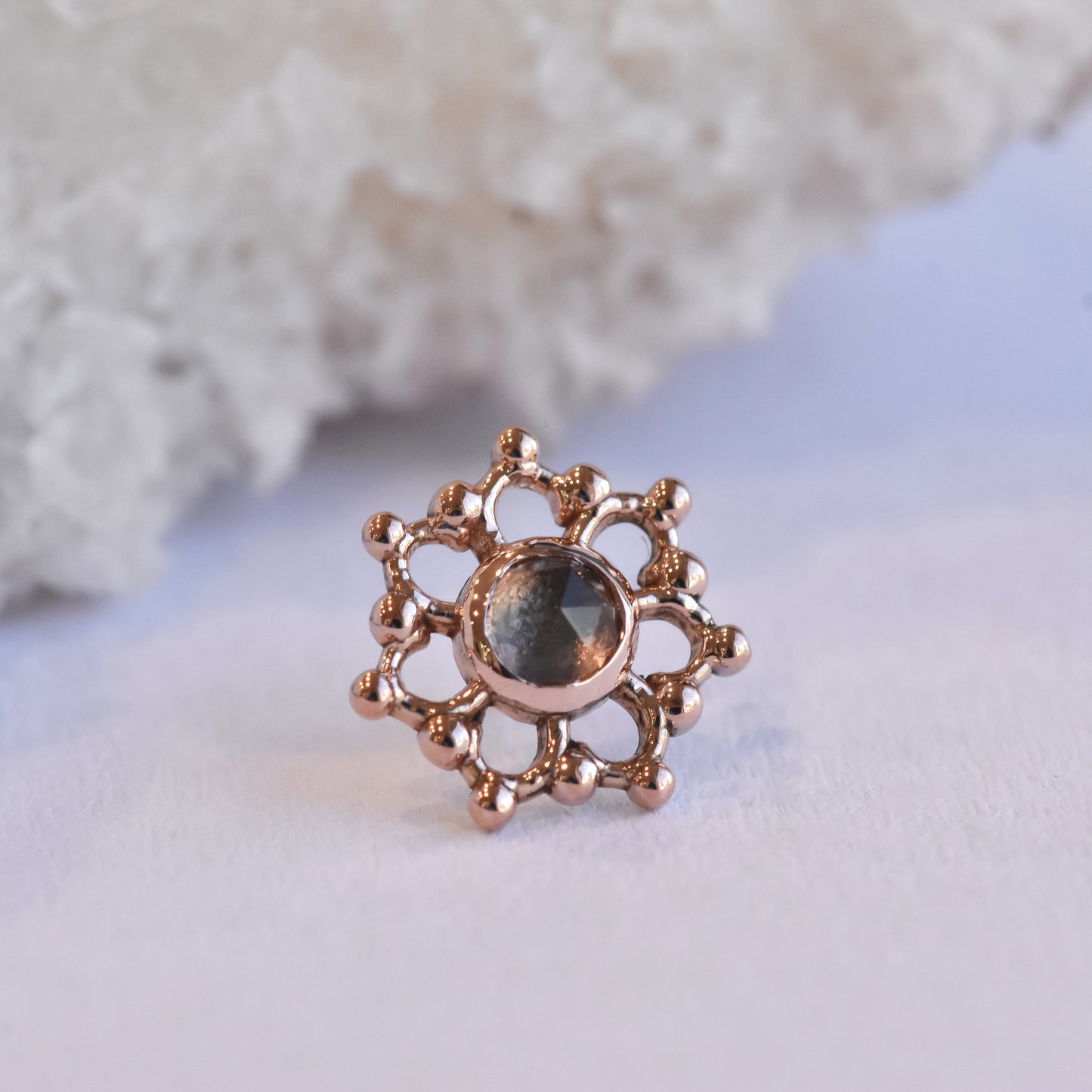 3mm Krystal - Smoky Quartz - Pressure Fit End Only
