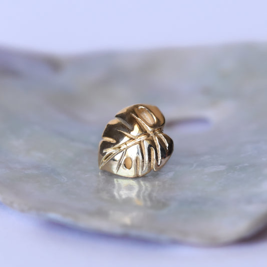 Countess Monstera End - Pressure Fit End Only-Gold - Regalia - Yellow-Regalia-Yellow Gold-