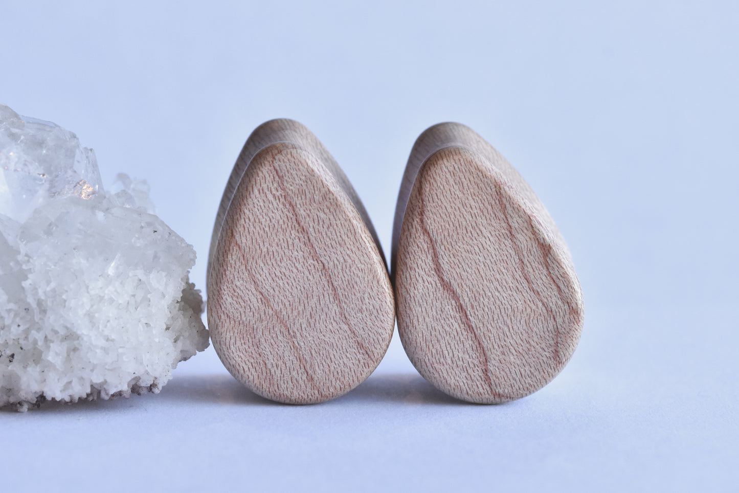 3/4" Omerica Organic Double Flare Maple Teardrop Plugs - Pair-body jewelry-Omerica Organics-