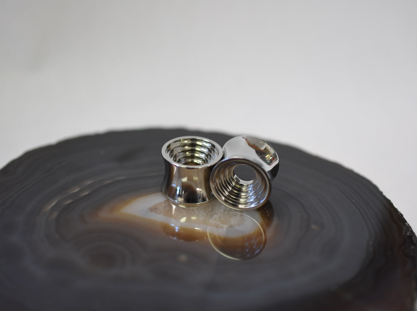 9/16" Reign Double Flare Aztec Plugs - Steel - Sold Individually-body jewelry-Reign-