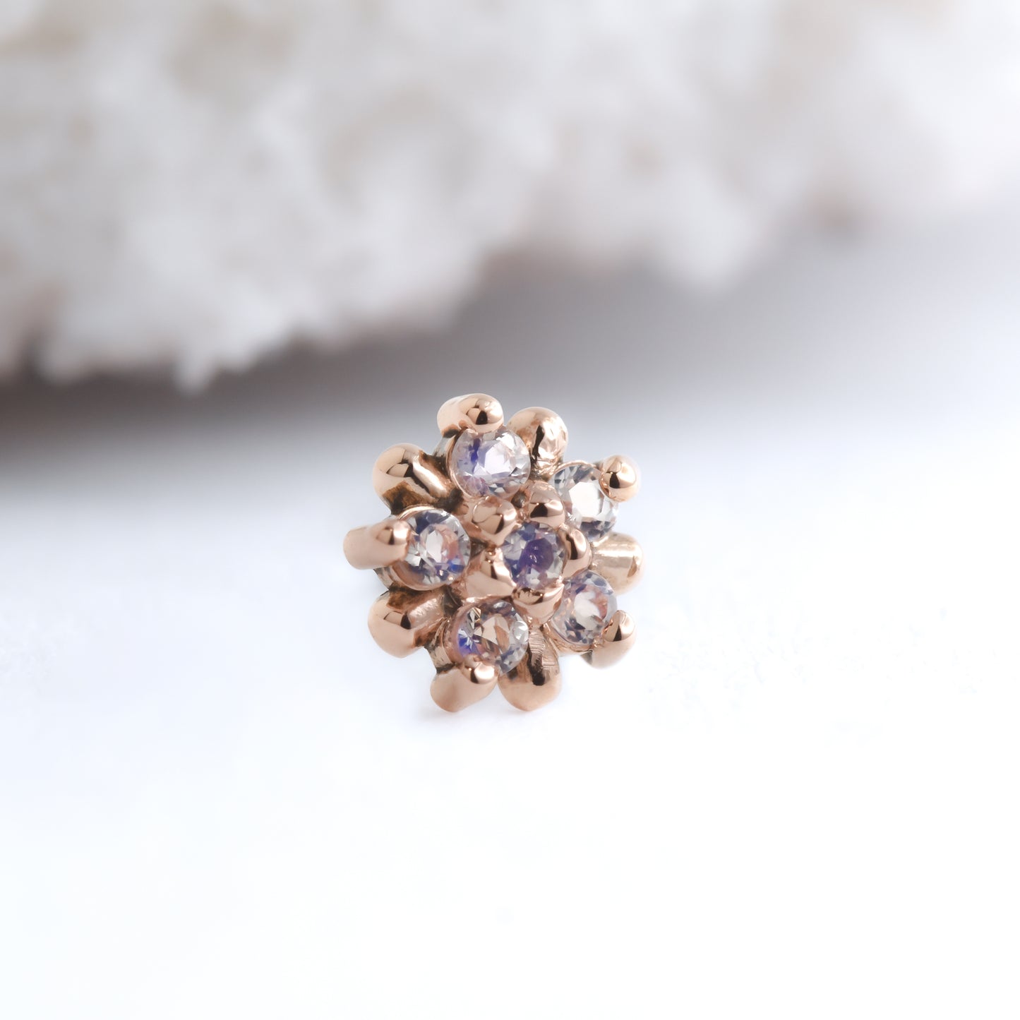 Arya Star End - Moonstone - Pressure Fit End Only