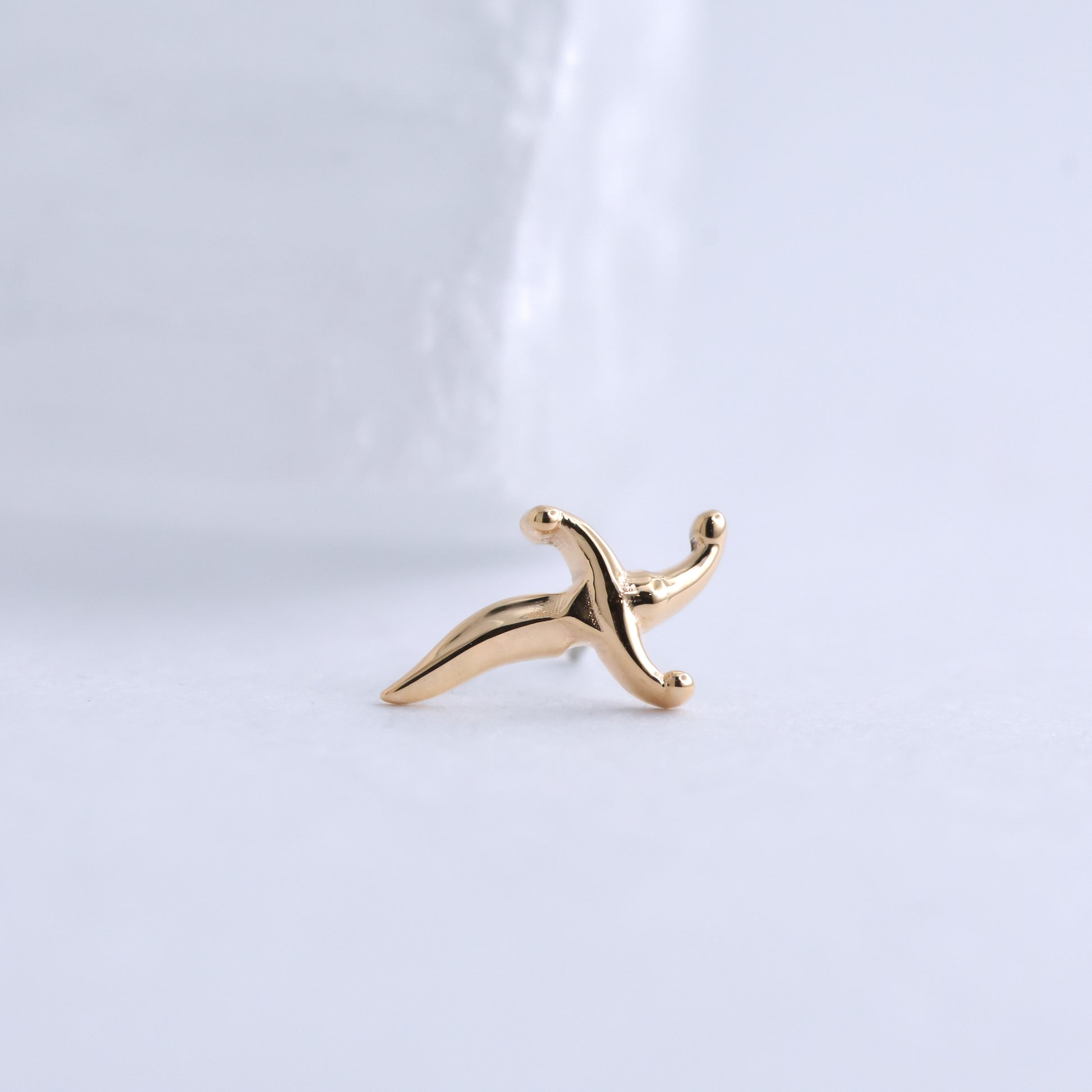 Blade End - Pressure Fit End Only-body jewelry-Alchemy Adornment-Rose-