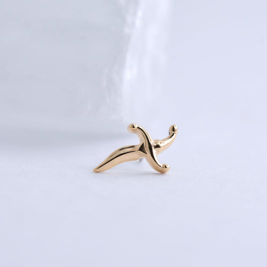 Blade End - Pressure Fit End Only-body jewelry-Alchemy Adornment-Rose-