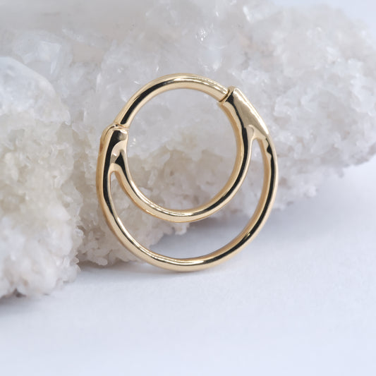 Cleo Snap Ring-body jewelry-alchemy adornment-