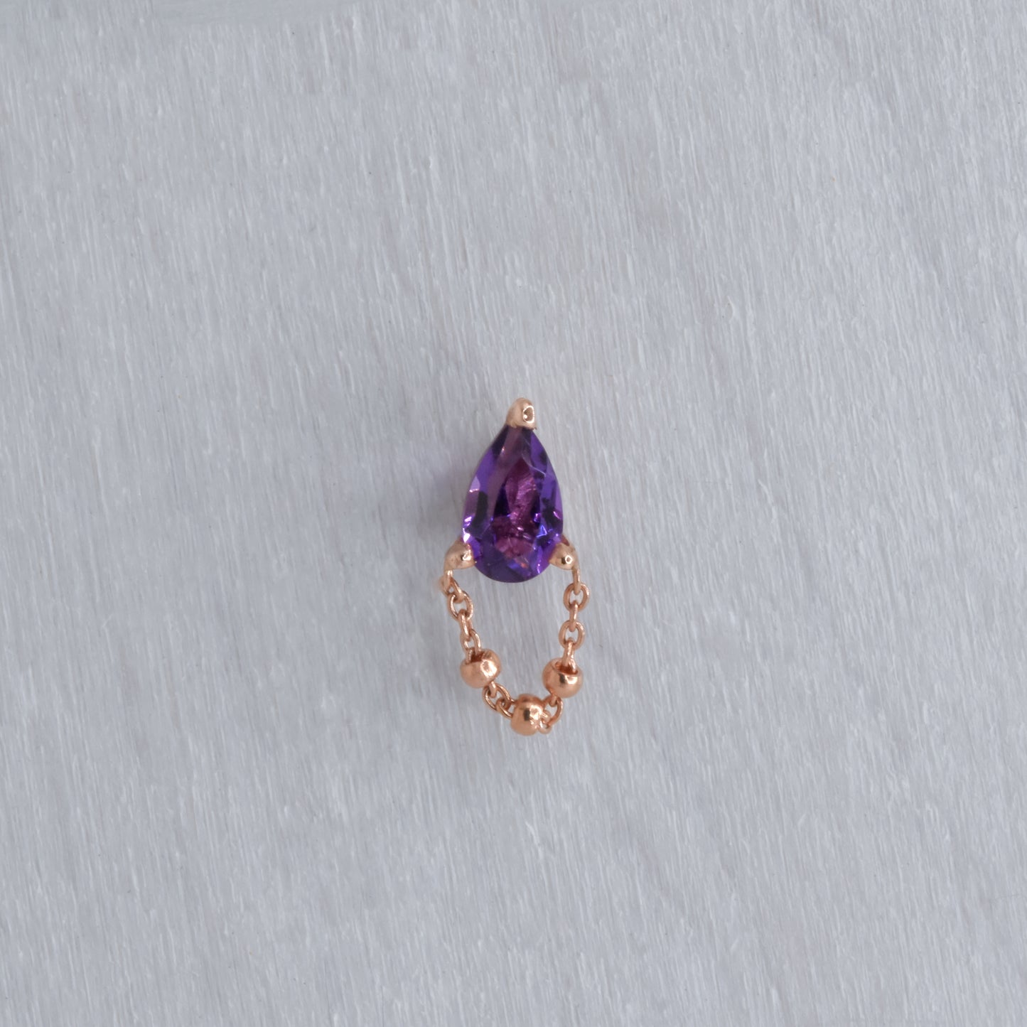 1000% End - Amethyst - Pressure Fit End Only-body jewelry-Pupil Hall-