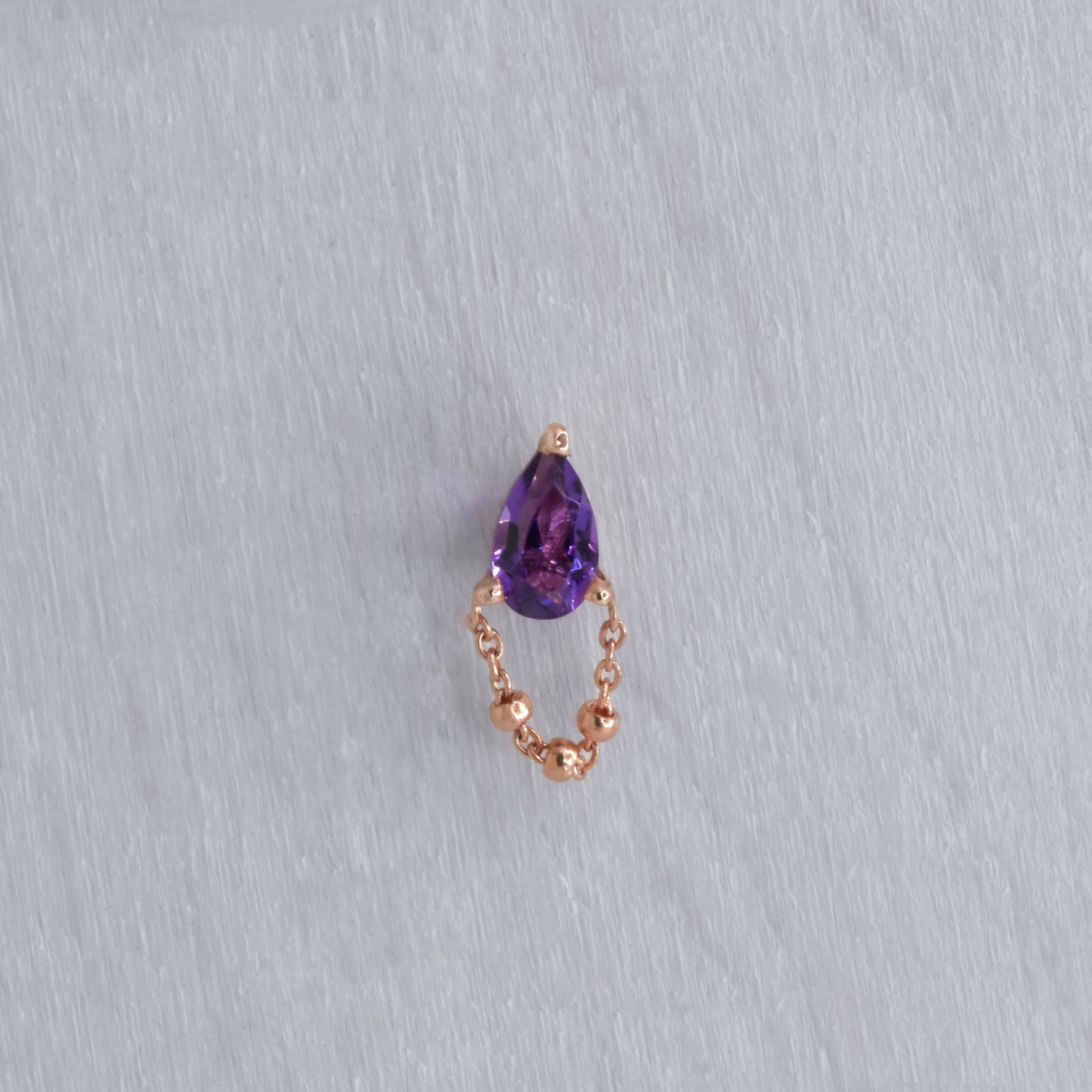 1000% End - Amethyst - Pressure Fit End Only-body jewelry-Pupil Hall-