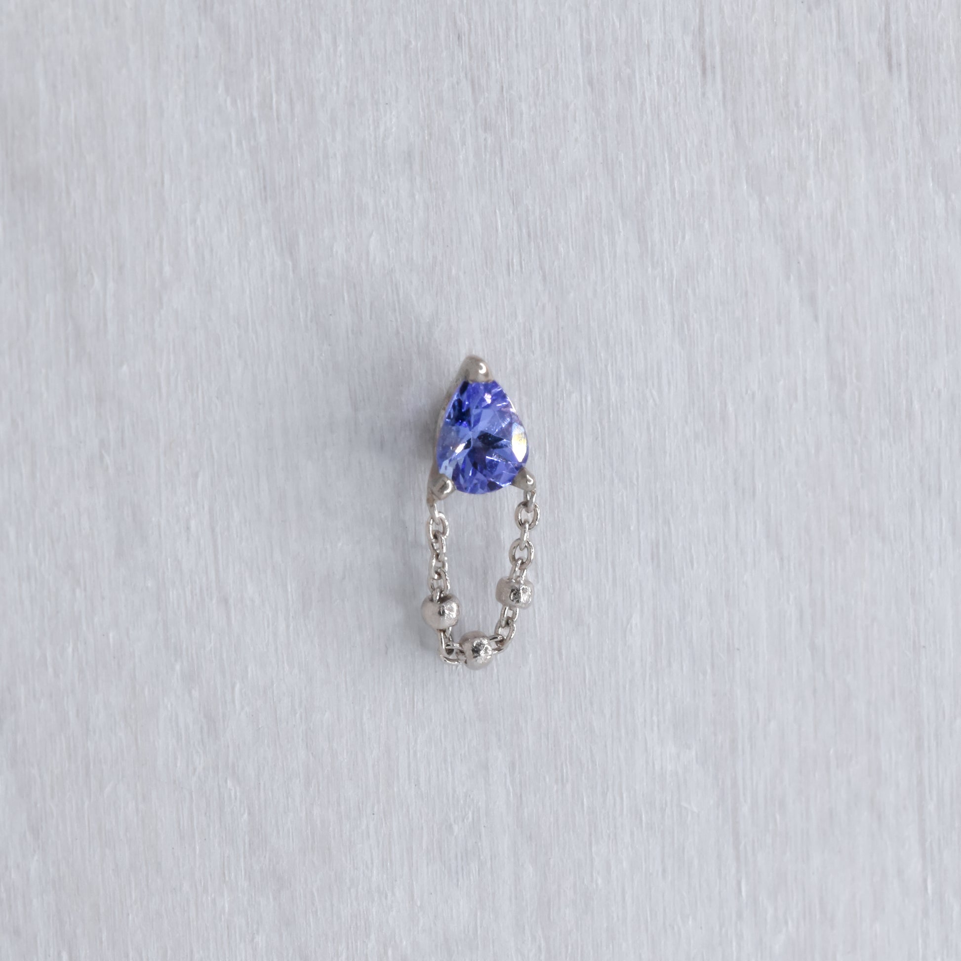 1000% End - Tanzanite - Pressure Fit End Only-body jewelry-Pupil Hall-
