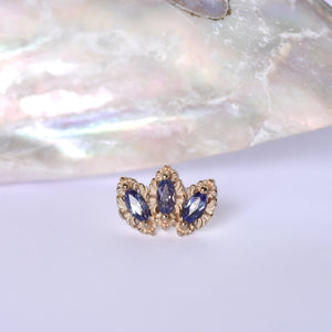 Baroque End - Tanzanite - Pressure Fit End Only