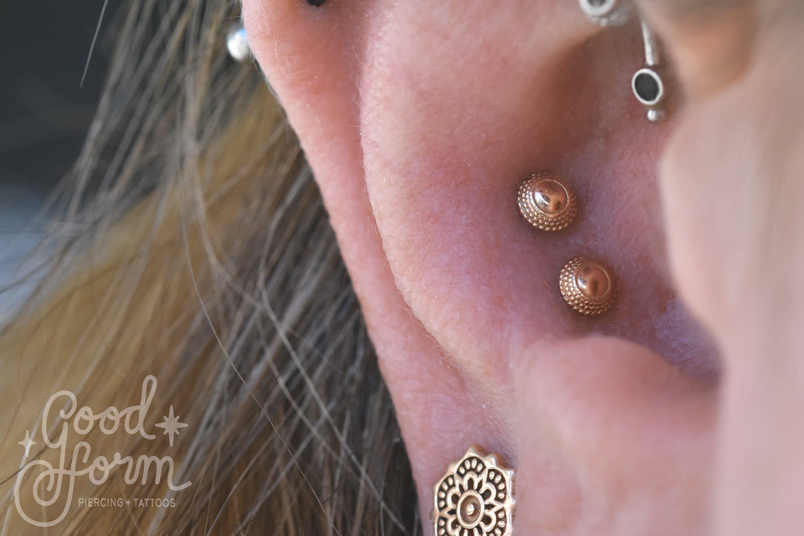 Hera - Pressure Fit End Only-body jewelry-Anatometal-white-