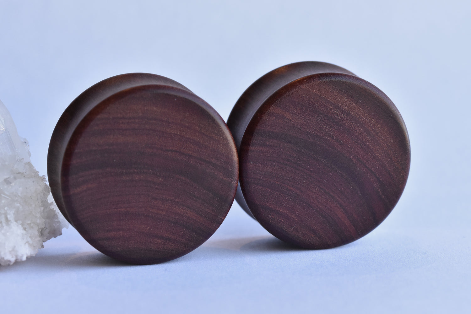 1-1/8" Bishop Organics Double Flare Wooden Plugs - Pair-body jewelry-bishop organics-1-1/8"-