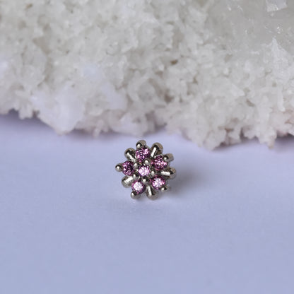 5mm Arya Star - Umbalite Garnet - Pressure Fit End Only-body jewelry-Alchemy Adornment-